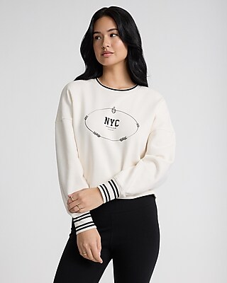 Nyc Graphic Crew Neck Sweatshirt