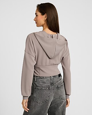 Corset Zip Front Hooded Jacket - image 2