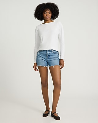 トップス draw drawers boat neck long tee トップス Draw Drawers