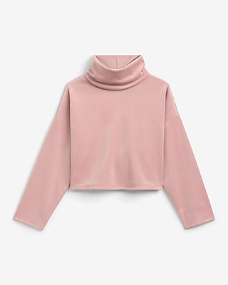 Corduroy Funnel Neck Sweatshirt