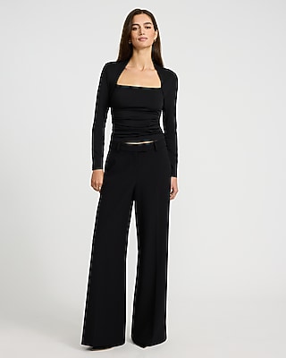 Body Contour High Compression Long Sleeve Ruched Shrug Tee