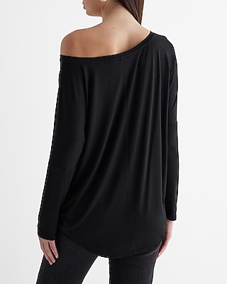 トップス ans dotsloevner sholder tops black Shoulder Tops Black – Ans Dotsloevner