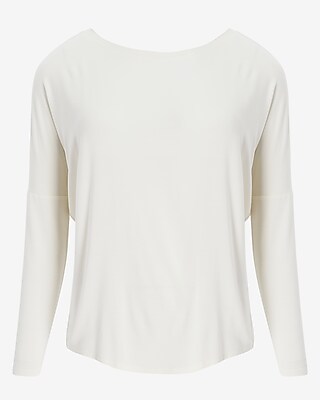 Relaxed Off The Shoulder Long Sleeve London Tee - image 3