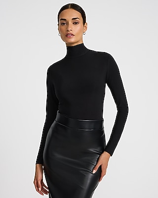 Sheer Mesh Striped Crew Neck Long Sleeve Tee | Express