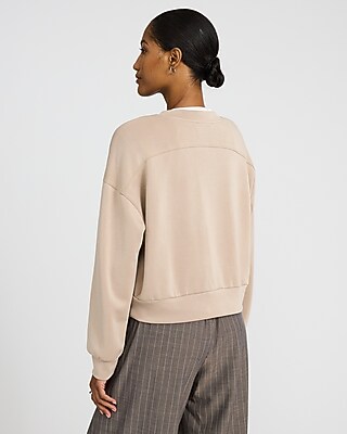 LuxEssentials Long Sleeve Crew Neck Top - image 2