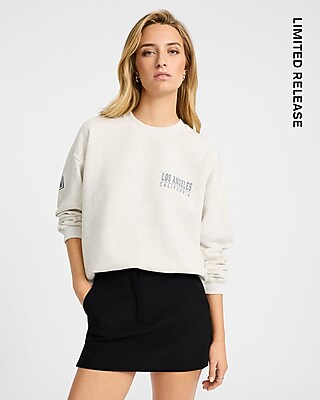 Los Angeles Graphic Crew Neck Sweatshirt | Express
