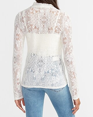 express lace shirt