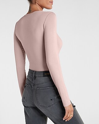 Fitted Double Layer V-Neck Tee