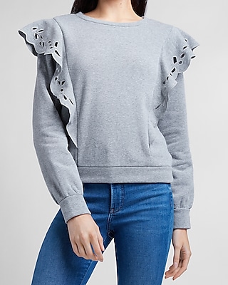 Ruffle Sweatshirt