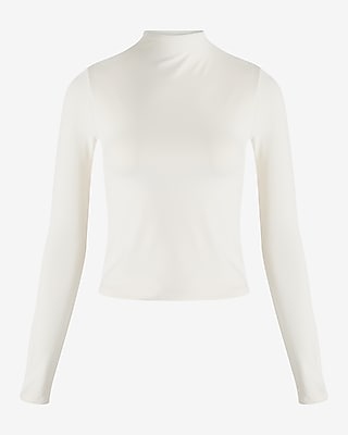 Body Contour High Compression Mock Neck Long Sleeve Tee