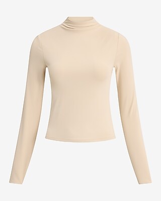 Body Contour High Compression Mock Neck Long Sleeve Tee Express