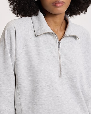 Quarter Zip Boxy Sweatshirt