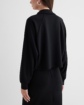 Quarter Zip Boxy Sweatshirt