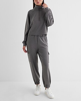 Quarter Zip Boxy Sweatshirt