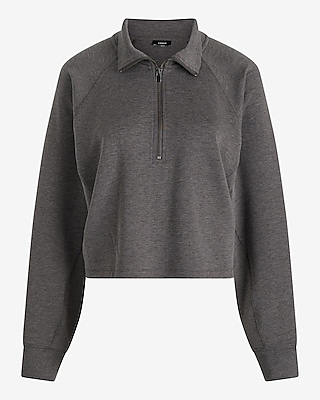 Quarter Zip Boxy Sweatshirt
