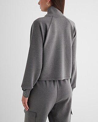 Quarter Zip Boxy Sweatshirt