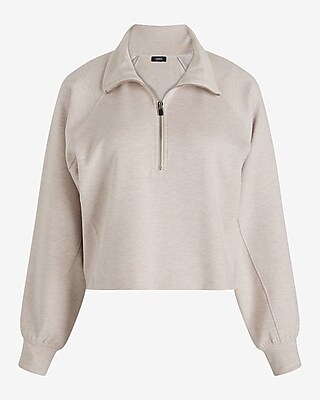 Quarter Zip Boxy Sweatshirt