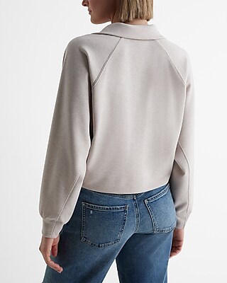 Quarter Zip Boxy Sweatshirt