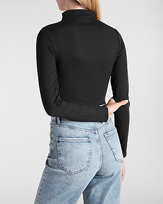 Body Contour Cozy Mock Neck Top
