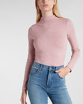 Body Contour Cozy Mock Neck Top