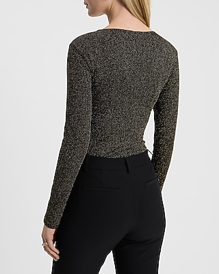 Shine Twist Front Top