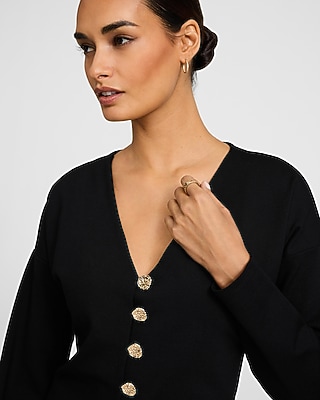 Novelty Button Collarless Jacket | Express