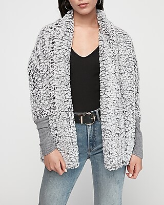 express sherpa sweater