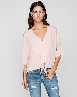 express tie front top