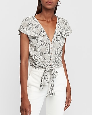 express tie front top