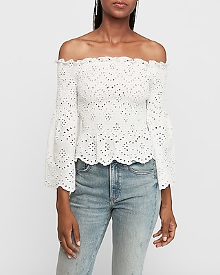 express off the shoulder top