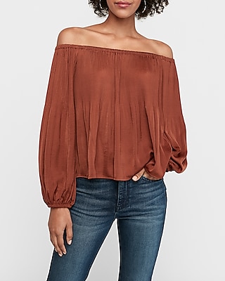 express off the shoulder shirt
