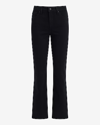 Mid Rise Bootcut Ankle Stay Black Jeans in Hyper Stretch - thumbnail 5