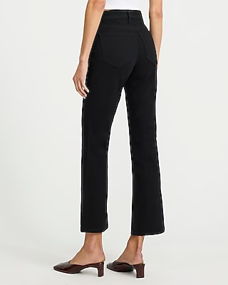 Mid Rise Bootcut Ankle Stay Black Jeans in Hyper Stretch - thumbnail 3