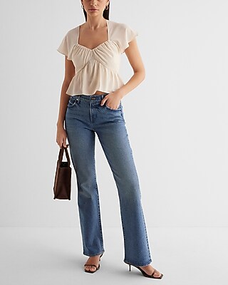 EX- MR BOOT BRENTLY 9112002:MEDIUM DENIM 22:0 LONG