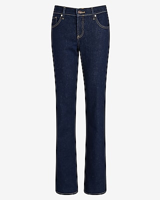 Mid Rise Rinse Bootcut Jeans