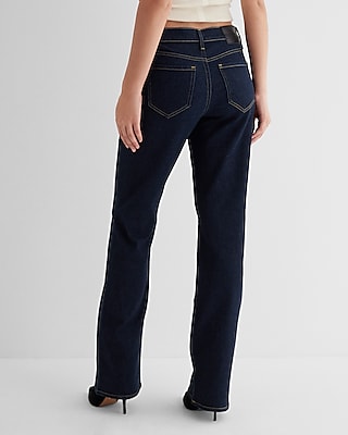 Mid Rise Rinse Bootcut Jeans