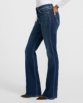Mid Rise Medium Wash Bootcut Jeans