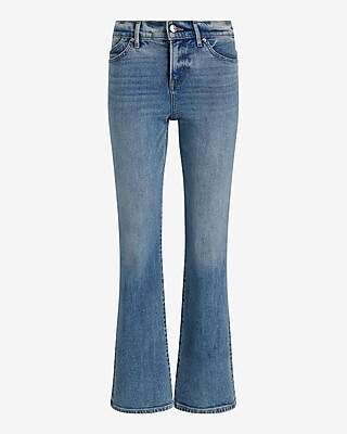 Mid Rise Medium Wash Bootcut Jeans