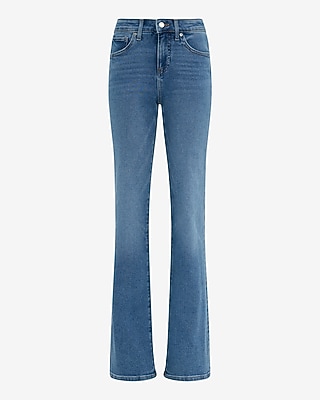 Mid Rise Medium Wash Bootcut Jeans