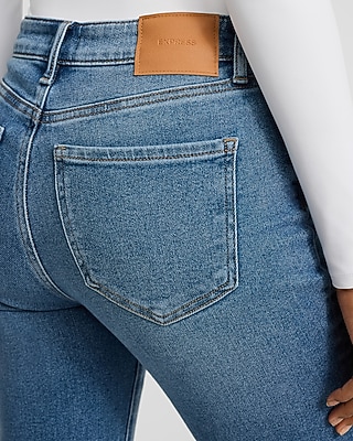 Mid Rise Medium Wash Bootcut Jeans