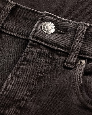 Mid Rise Black Wash Bootcut Jeans