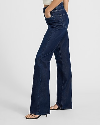 High Waisted Dark Wash '90s Bootcut Jeans - image 2