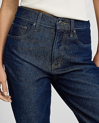 High Waisted Dark Wash '90s Bootcut Jeans - image 4