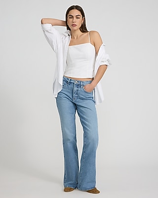 High Waisted Medium Wash '90s Bootcut Jeans