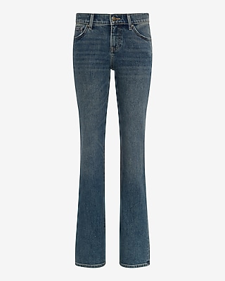 Low Rise Dark Wash Bootcut Jeans