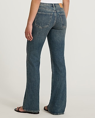 Low Rise Dark Wash Bootcut Jeans