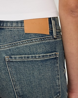 Low Rise Dark Wash Bootcut Jeans