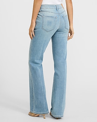 Low Rise Light Wash Bootcut Jeans