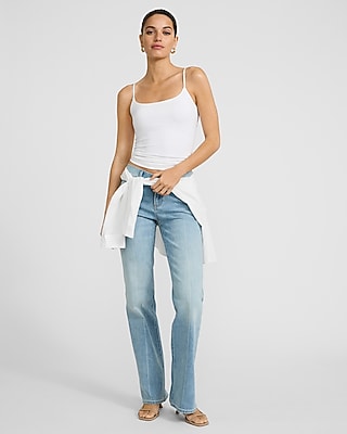 Low Rise Light Wash Bootcut Jeans
