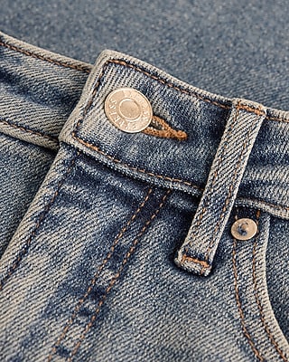 Mid Rise Medium Wash Bootcut Jeans
